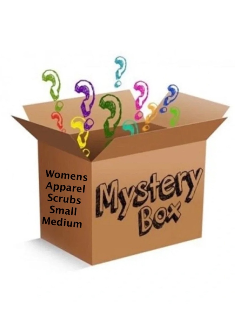Mystery Box 5 lbs Scrubs Womens Small Medium Nurse Apparel Clothing Surprise